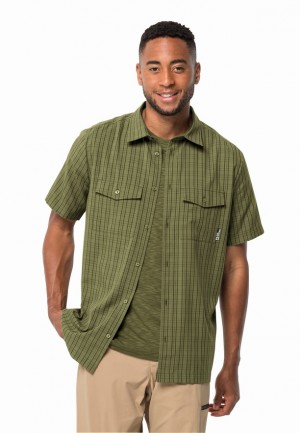 Chemises Jack Wolfskin Thompson Homme Vert Olive | 72963934