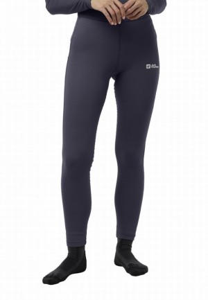 Collant Jack Wolfskin Infinite Light Femme Bleu Marine | 60171564