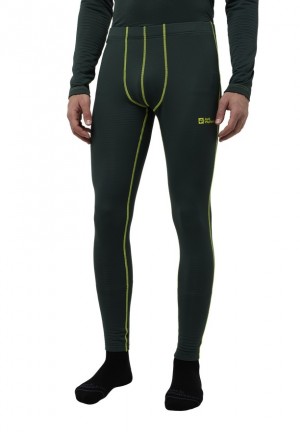 Collant Jack Wolfskin Infinite Warm Homme Vert | 30732965
