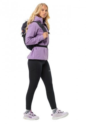Collant Jack Wolfskin Kammweg Femme Noir | 53697819
