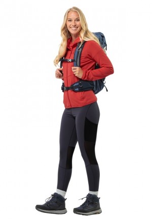 Collant Jack Wolfskin Kensteig Femme Bleu Marine | 93927107