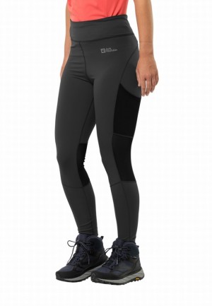 Collant Jack Wolfskin Kensteig Femme Noir | 22541653