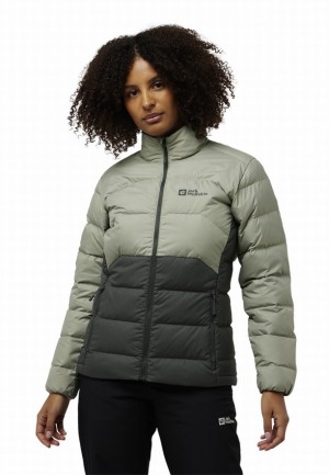 Doudoune Jack Wolfskin Ather Femme Grise | 46139567