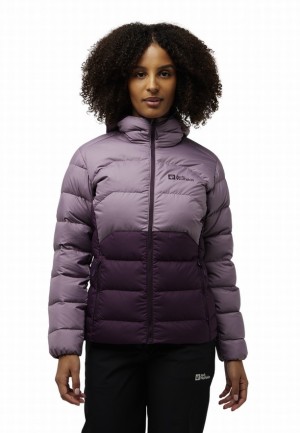 Doudoune Jack Wolfskin Ather Femme Violette | 33820301