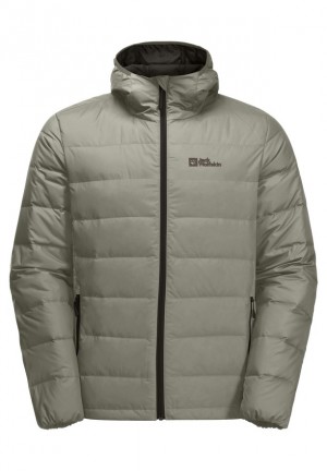 Doudoune Jack Wolfskin Ather Hoody Homme Vert Olive | 11949206