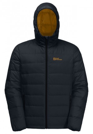Doudoune Jack Wolfskin Ather Hoody Homme Bleu Marine | 26586410