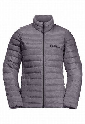 Doudoune Jack Wolfskin Pilvi Femme Grise | 91144255