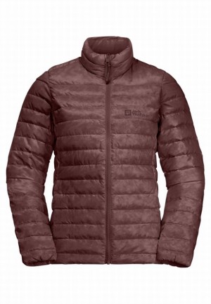 Doudoune Jack Wolfskin Pilvi Femme Rouge | 98600721