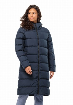 Doudounes Jack Wolfskin Frozen Palace Femme Bleu Marine | 94540637