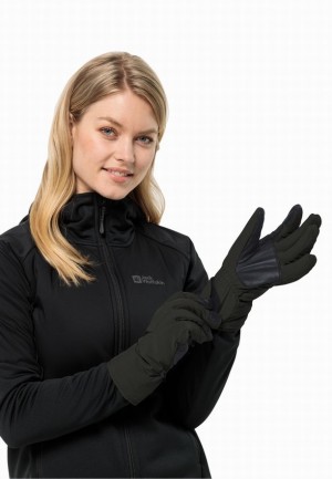 Gant Jack Wolfskin Alpspitze Merino Femme Noir | 20078344