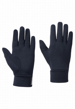 Gant Jack Wolfskin Merino Femme Bleu Marine | 81949077