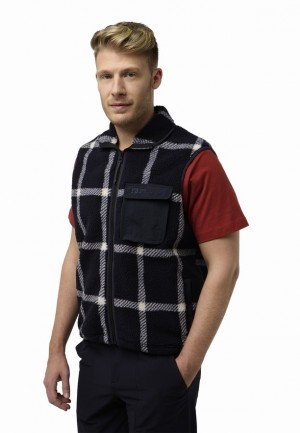 Gilet Jack Wolfskin Felslicht Check Homme Bleu Marine | 59194610