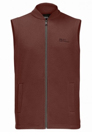 Gilet Jack Wolfskin Light Curl Homme Rouge | 20746806