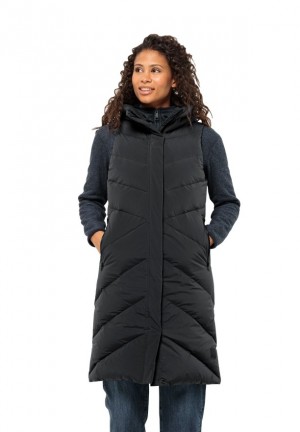 Gilet Jack Wolfskin Marienplatz Femme Noir | 43630086