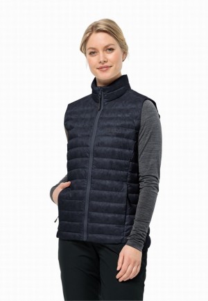 Gilet Jack Wolfskin Pilvi Down Femme Bleu Marine | 27008708
