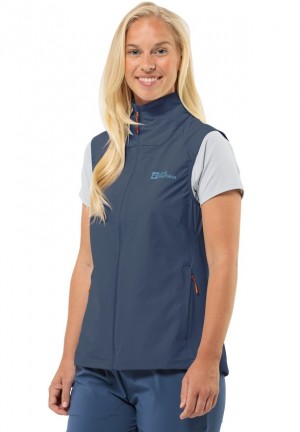 Gilet Jack Wolfskin Prelight Femme Bleu | 74763402