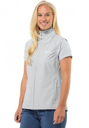 Gilet Jack Wolfskin Prelight Femme Grise | 33890660