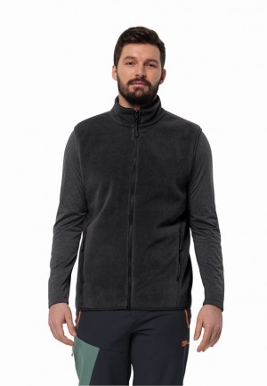 Gilet Jack Wolfskin Waldsteig Fz Homme Noir | 87857371