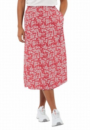 Jupes Jack Wolfskin Sommerwiese Femme Rouge | 95470387