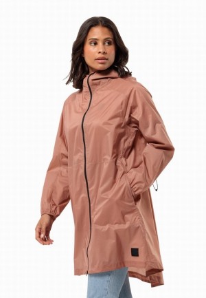 Manteaux De Pluie Jack Wolfskin Gutleut Femme Rose | 35201908