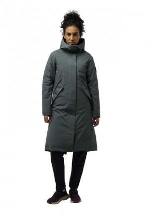 Manteaux Jack Wolfskin Brandenburger Femme Grise | 39010973