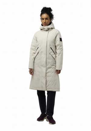 Manteaux Jack Wolfskin Brandenburger Femme Grise | 36437676
