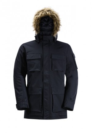 Manteaux Jack Wolfskin Glacier Canyon Homme Bleu Marine | 76205982
