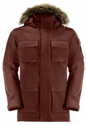 Manteaux Jack Wolfskin Glacier Canyon Homme Rouge | 71435161