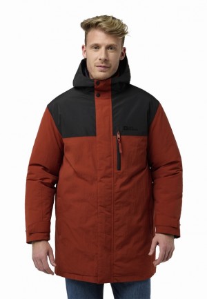 Manteaux Jack Wolfskin Gletschersee Homme Rouge | 37193476