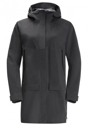 Manteaux Jack Wolfskin Goldgewann Femme Noir | 32587480