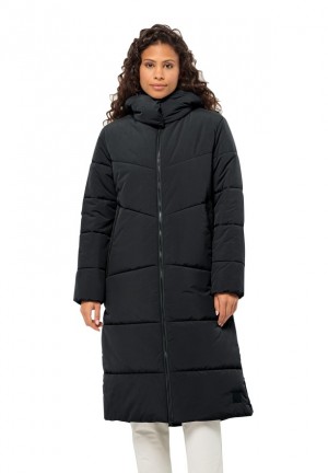 Manteaux Jack Wolfskin Karolinger Long Femme Noir | 93614891