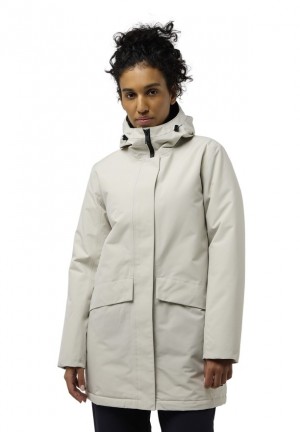 Manteaux Jack Wolfskin Tempelhof Femme Grise | 51424754
