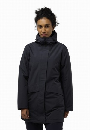 Manteaux Jack Wolfskin Tempelhof Femme Noir | 80645085