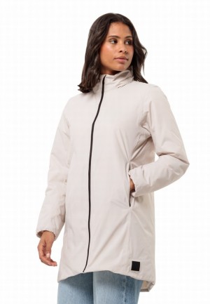 Manteaux Jack Wolfskin Textor Femme Blanche | 77825155