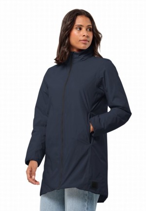 Manteaux Jack Wolfskin Textor Femme Bleu Marine | 59208428