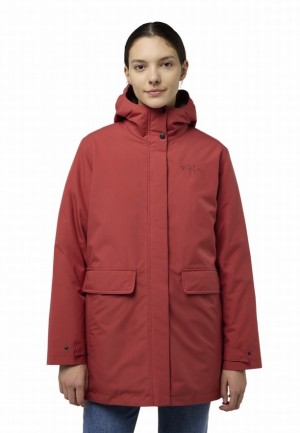 Manteaux Jack Wolfskin Wintertor Femme Rouge | 90119564