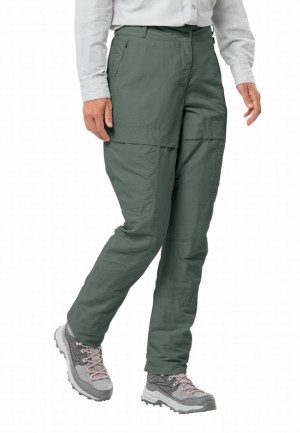 Pantalon Jack Wolfskin Barrier Femme Vert | 80725453