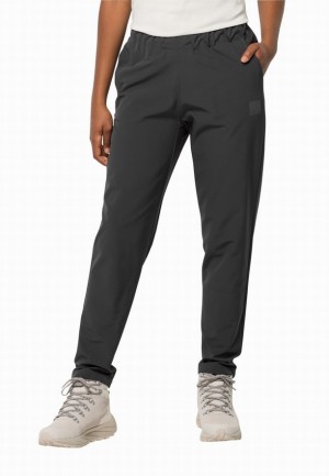 Pantalon Jack Wolfskin Bike Commute Femme Noir | 93186207