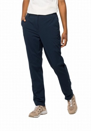 Pantalon Jack Wolfskin Desert Roll Up Femme Bleu Marine | 68874207