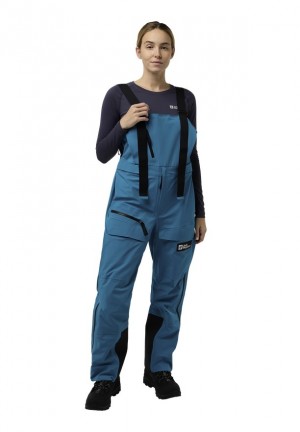 Pantalon Jack Wolfskin Expdn 3l Femme Bleu | 59246479