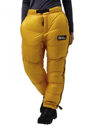 Pantalon Jack Wolfskin Expdn Down Femme Jaune | 47317845