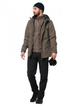Pantalon Jack Wolfskin Glastal Winter Homme Noir | 21442652