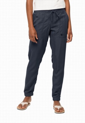 Pantalon Jack Wolfskin Mojave Femme Bleu Marine | 67093635