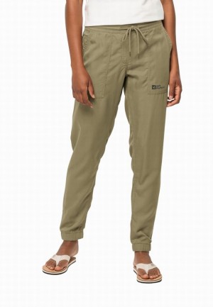 Pantalon Jack Wolfskin Mojave Femme Vert Olive | 19014905