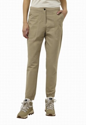 Pantalon Jack Wolfskin Newport Femme Vert Olive | 83803382