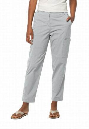 Pantalon Jack Wolfskin Wanderthirst Femme Grise | 61309711