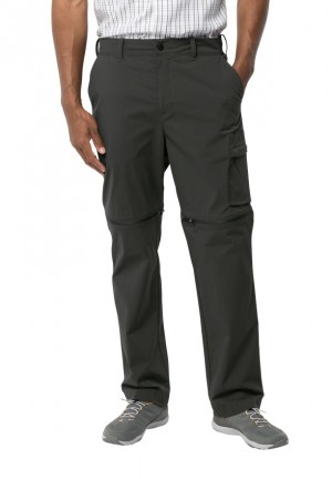 Pantalon Jack Wolfskin Wanderthirst Zip Homme Noir | 38992540