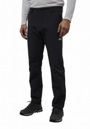 Pantalons De Randonnée Jack Wolfskin Activate Thermic Homme Noir | 90091859
