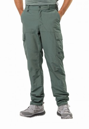 Pantalons De Randonnée Jack Wolfskin Barrier Pant Homme Vert | 98116826