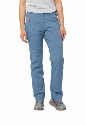 Pantalons De Randonnée Jack Wolfskin Glastal Femme Bleu | 19964035